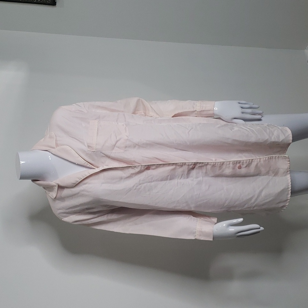 Jayre California Vintage 1980s Pink Nightgown Top Pajamas Size Medium